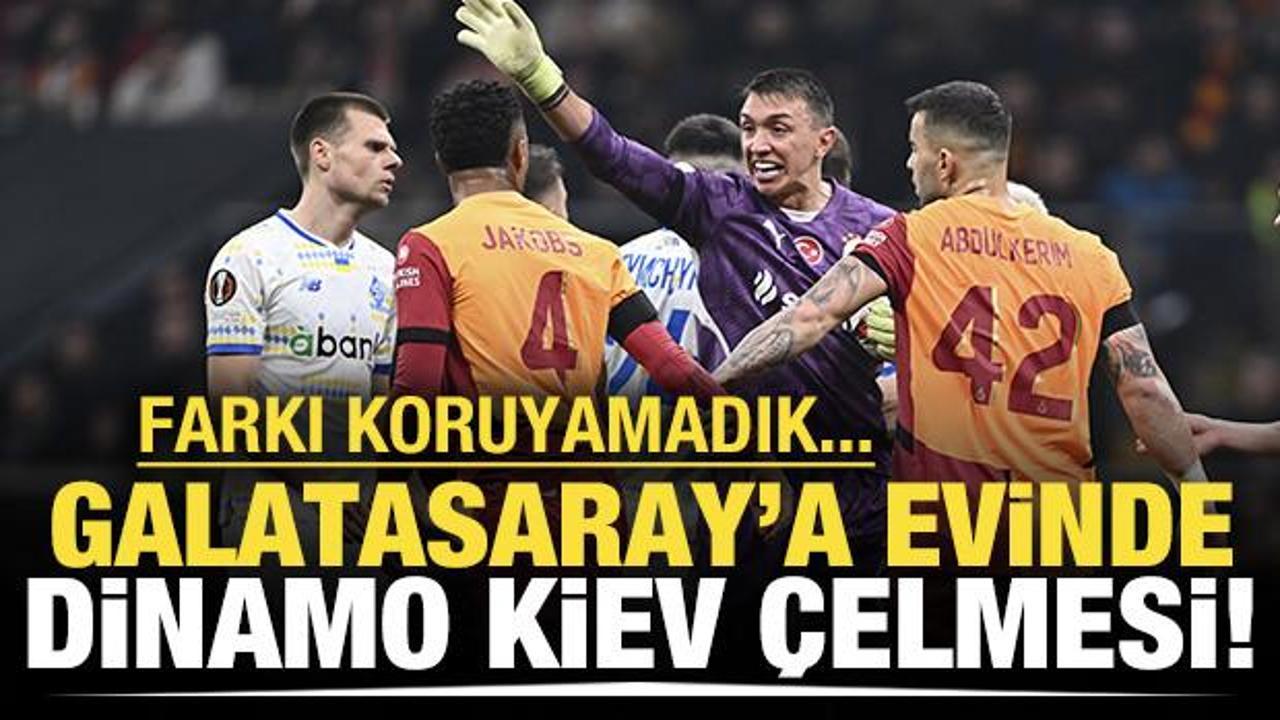 Galatasaray'a Dinamo Kiev çelmesi!