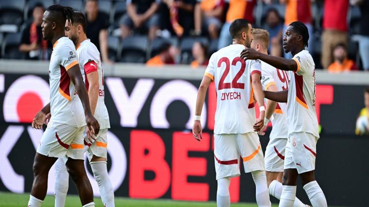 Galatasaray'dan 4 gollü prova