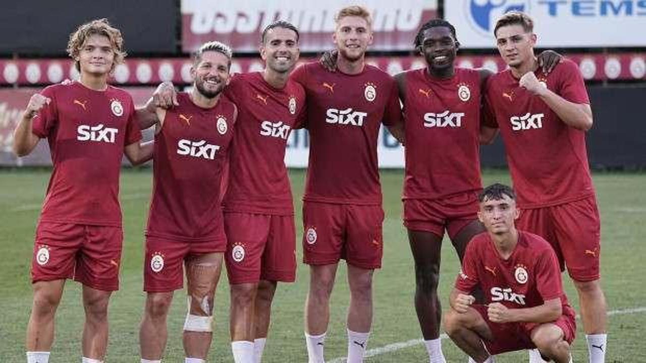 Galatasaray'dan hırslı antrenman!