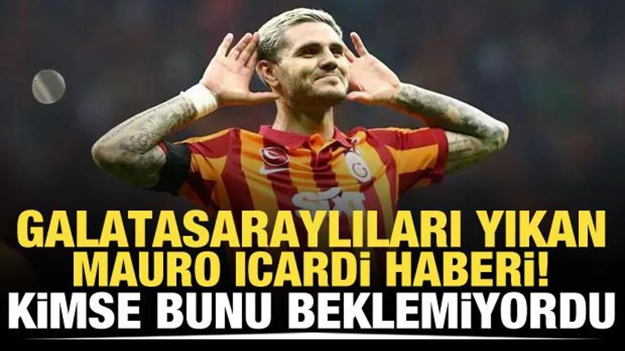 Galatasaraylıları yıkan Icardi haberi! Kimse bunu beklemiyordu