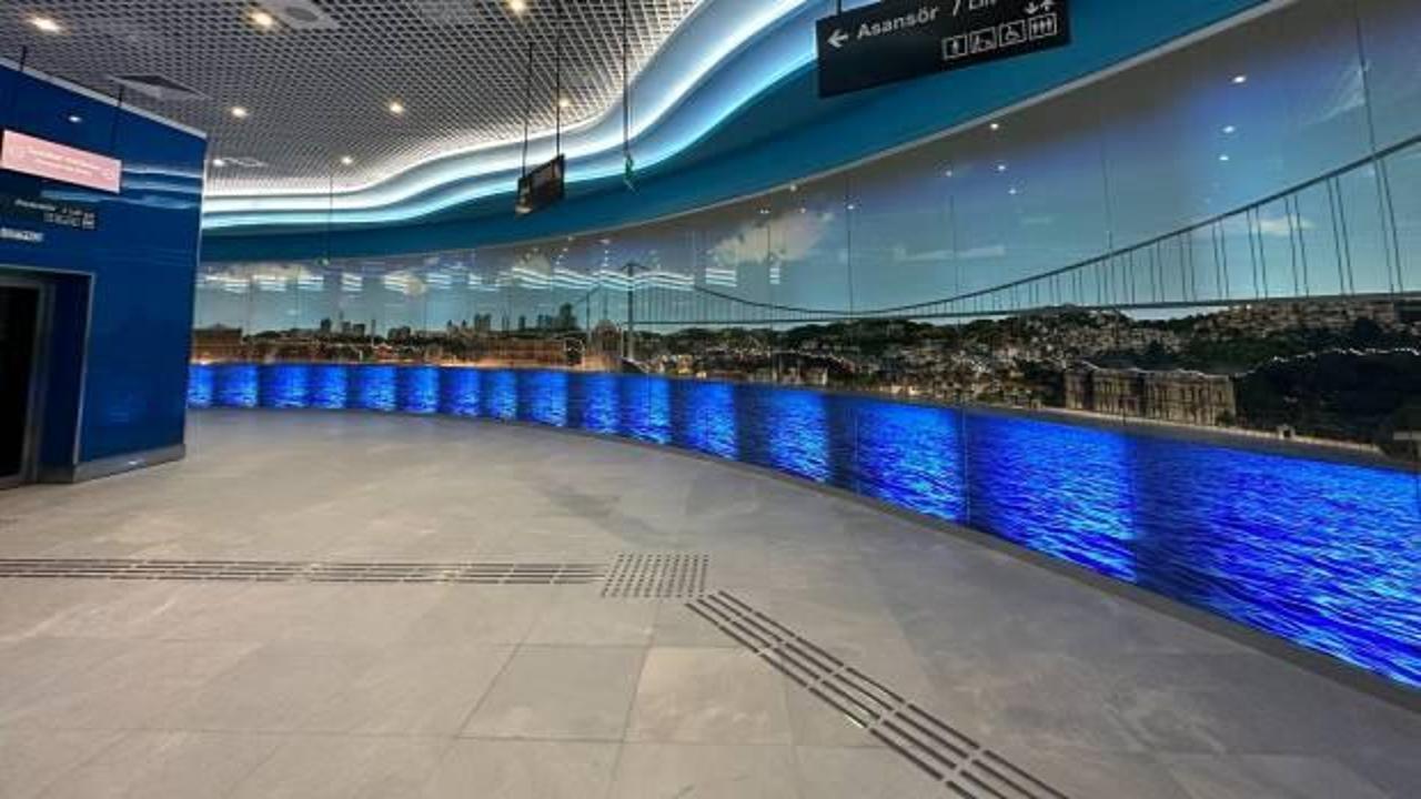 Gayrettepe'de sanat ve kültür dolu metro yolculuğu başladı!
