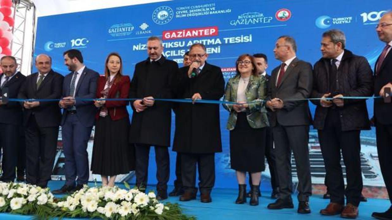 Gaziantep Büyükşehir Belediyesi Türkiye'nin en çevreci Atıksu Arıtma Tesisi'ni kurdu