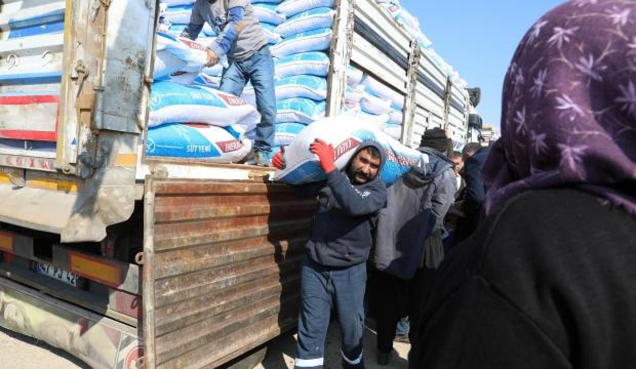 Gaziantep Büyükşehir'den hayvan yetiştiricilerine büyük destek