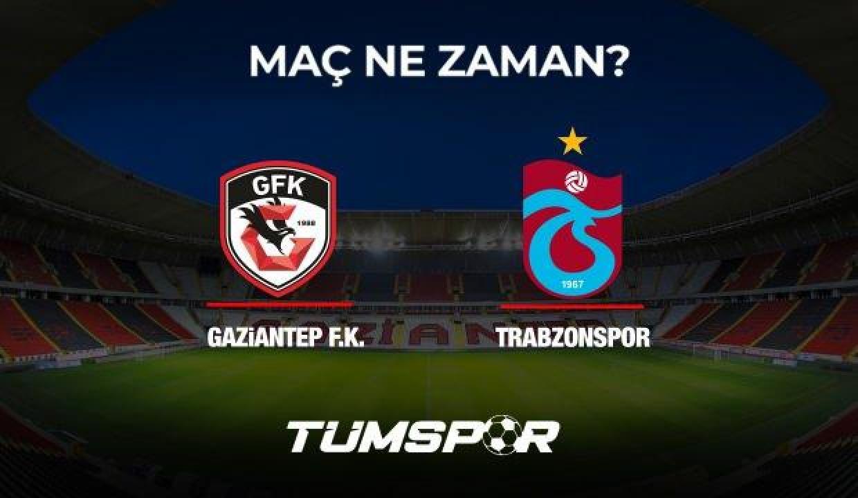 Gaziantep FK Trabzonspor maçı ne zaman? Antep TS maçı hangi kanalda? Vitor Hugo...