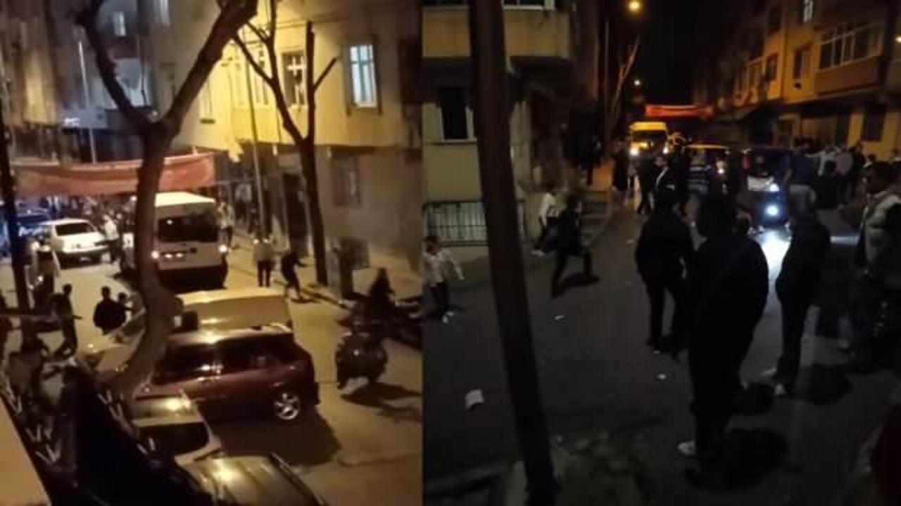 Gaziosmanpaşa'da asker eğlencesinde kavga çıktı