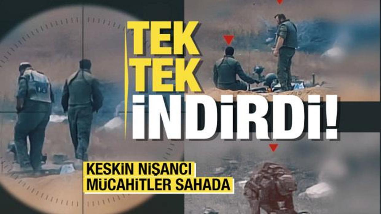 Gazze'de Kassam'ın keskin nişancısı işgalci askerleri peş peşe indirdi