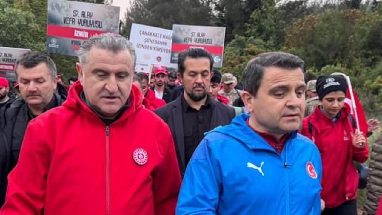 Gelibolu Yarımadası'nda 57. Alay Vefa Yürüyüşü başladı