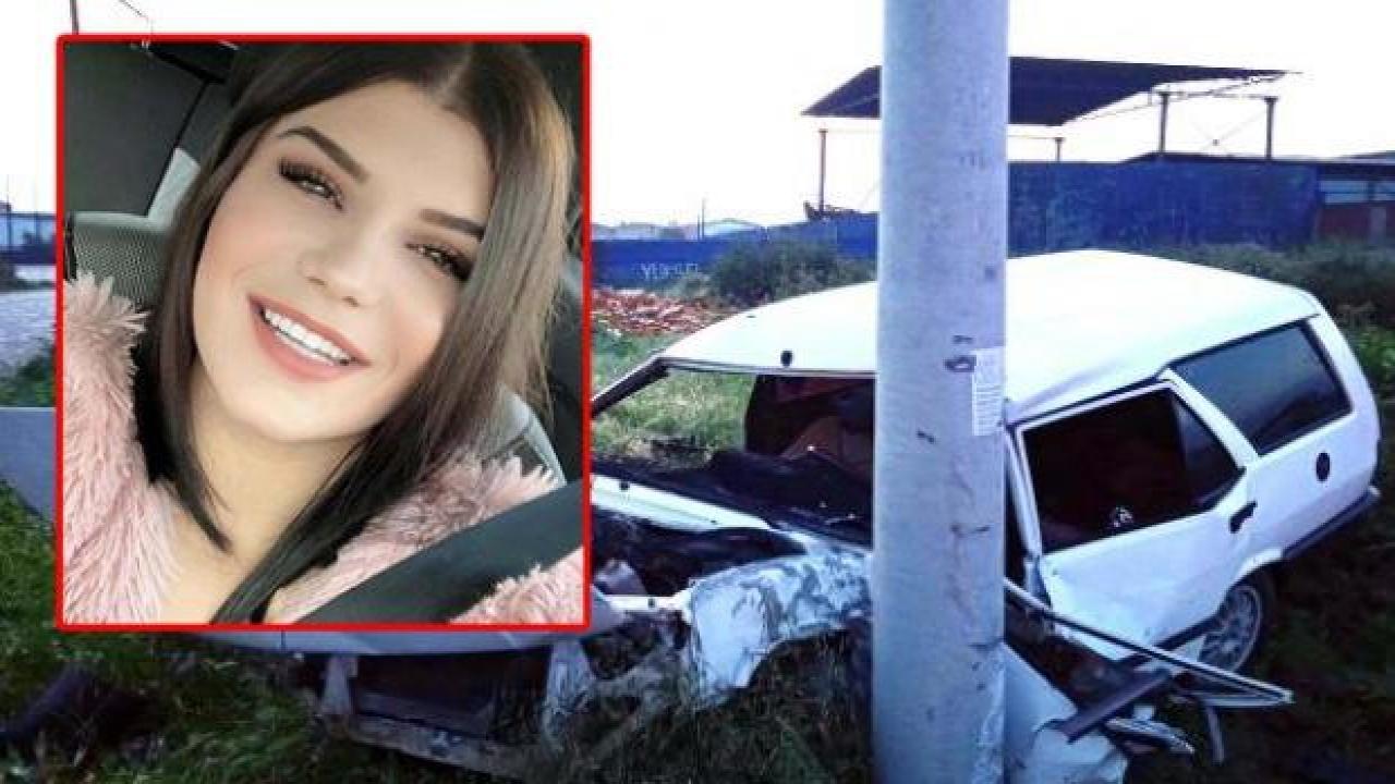 Genç kadın sürücü, feci kazada hayatını kaybetti!