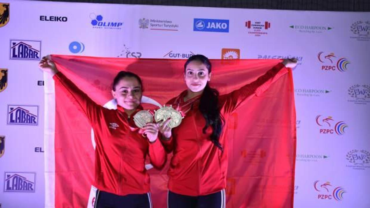 Genç milli halterci Ezgi Kılıç, Polonya'da 3 altın madalyayla Avrupa şampiyonu oldu