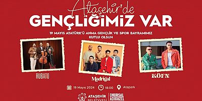 GENÇLİK BAYRAMI ATAŞEHİR'DE COŞKUYLA KUTLANACAK