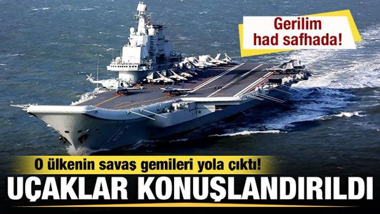 Gerilim had safhada! Hindistan savaş gemileri yola çıktı