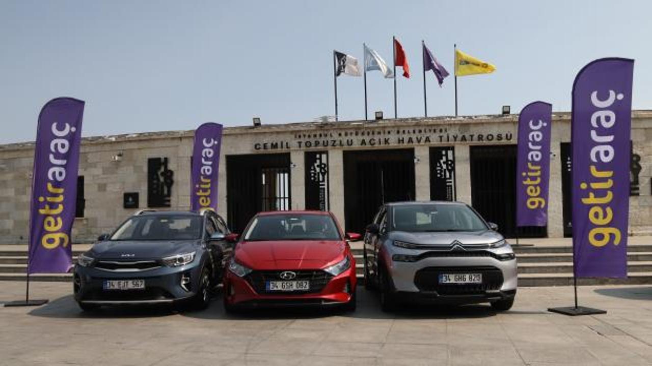 GetirAraç, Harbiye Cemil Topuzlu Açık Hava Tiyatrosu'nun ulaşım sponsoru oldu