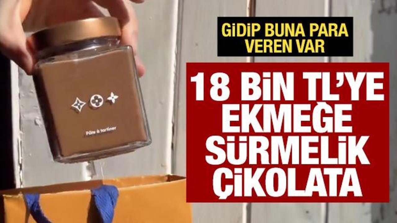 Gidip buna para veren var: 18 bin TL'ye sürülebilir çikolata ezmesi
