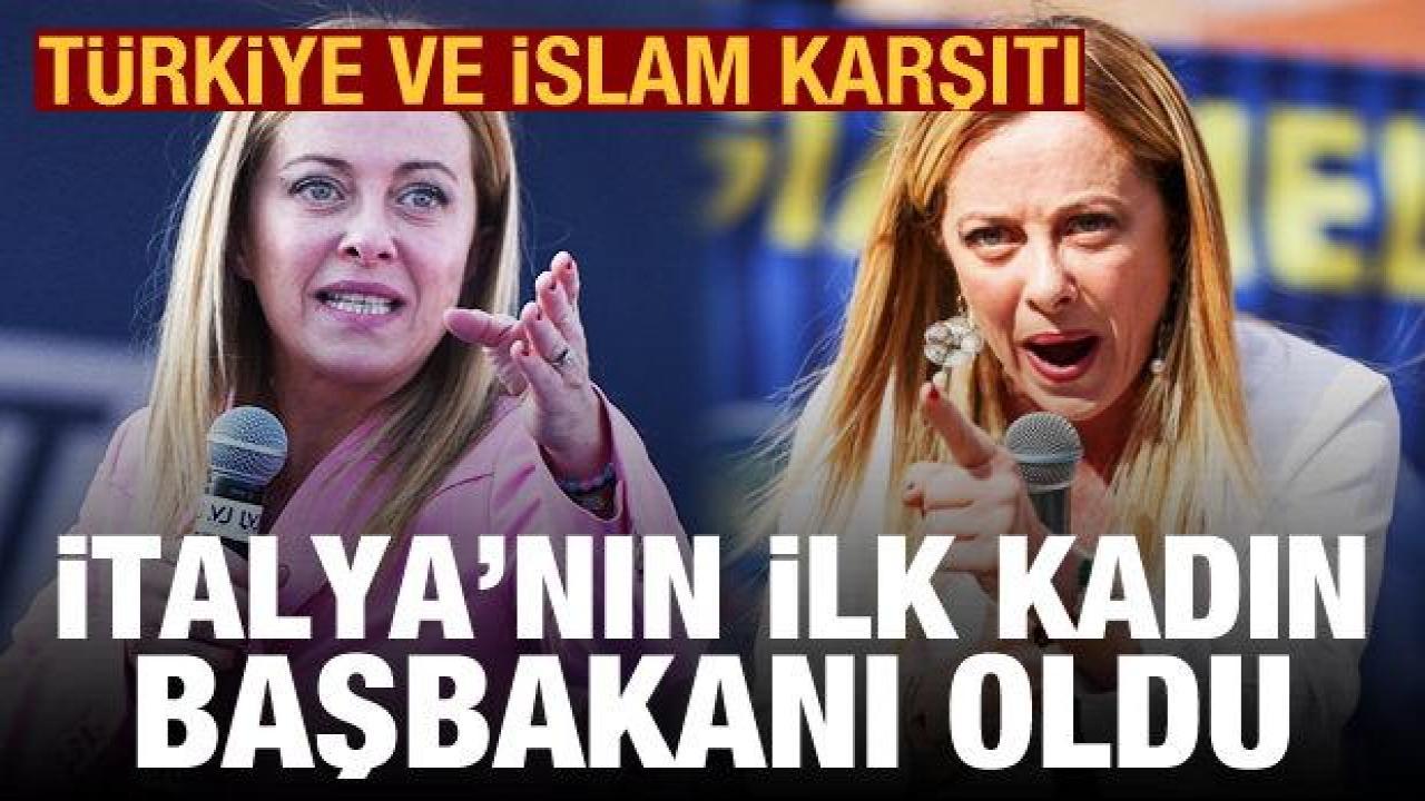 Giorgia Meloni, İtalya'nın ilk kadın başbakanı oldu