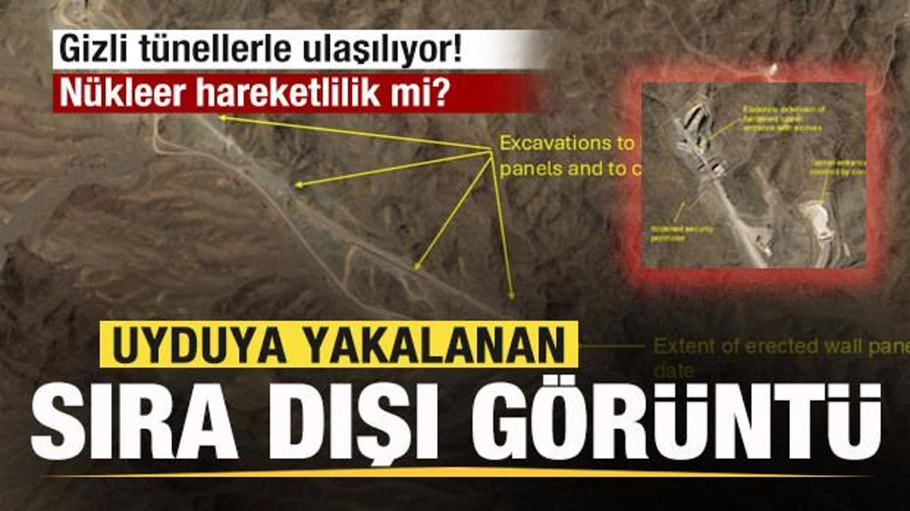 Gizli tünellerle ulaşılıyor! Uyduya yakalanan sıra dışı görüntü! Nükleer hareketlilik mi?