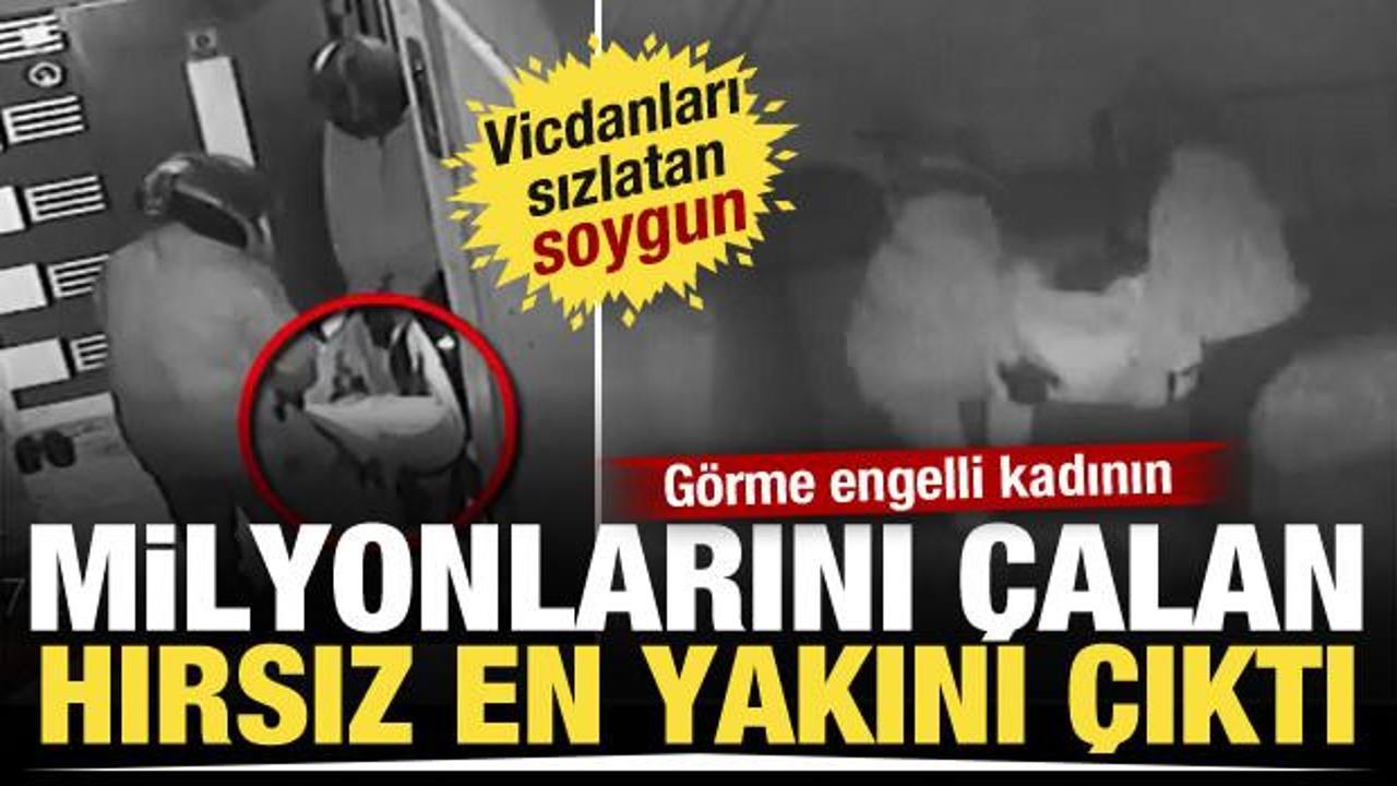 Görme engelli kadın yeğeni tarafından soyuldu