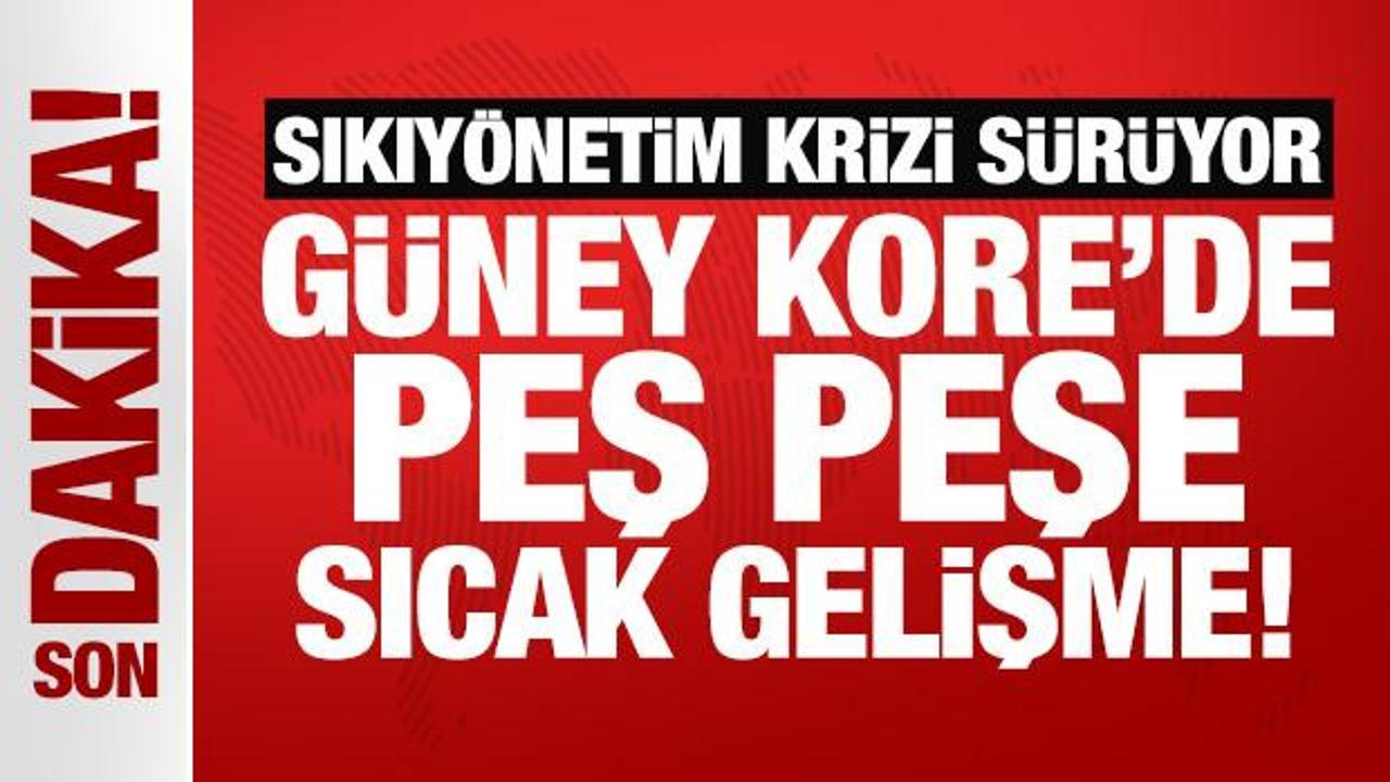 Gözaltı kararı çıkmıştı: Güney Kore'de Devlet Başkanlığı Ofisine baskın!