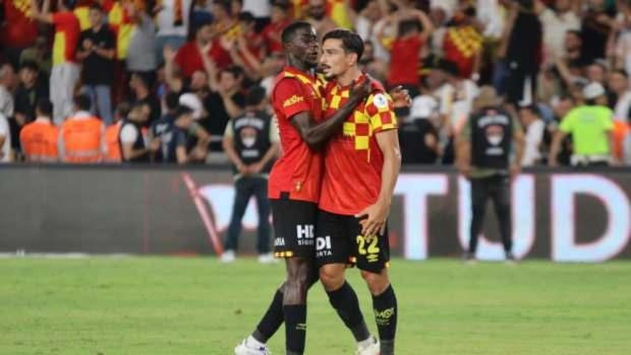 Göztepe savunmacılarından skora destek