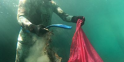 Gündoğan'da Deniz Dibi Temizliği