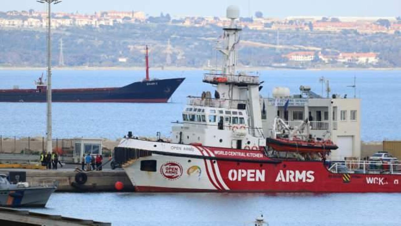 Güney Kıbrıs’tan Gazze’ye ilk yardım gemisi yola çıktı