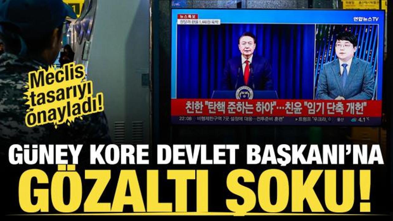 Güney Kore Devlet Başkanı'na gözaltı kararı!