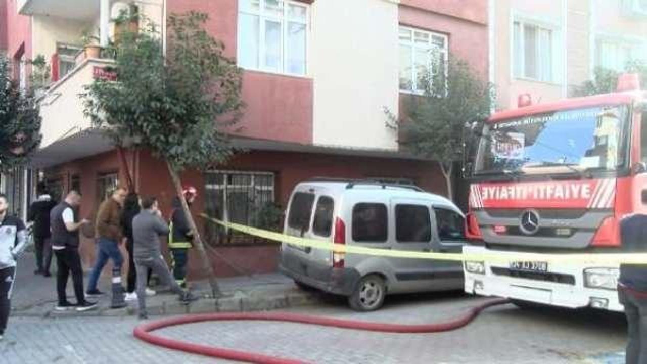 Güngören'de kumaş deposunda yangın