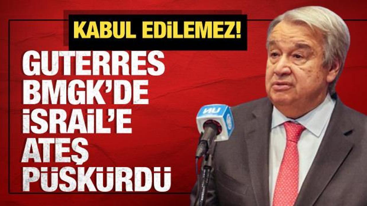 Guterres: Gazze halkı tarihte benzeri görülmemiş boyut ve hızda yıkıma maruz kalıyor