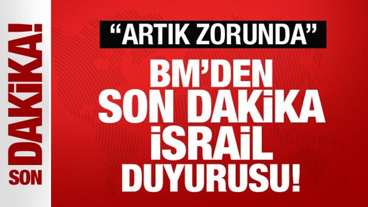 Guterres'ten son dakika Gazze açıklaması! Korkunç bilgiyi tüm dünyaya duyurdu