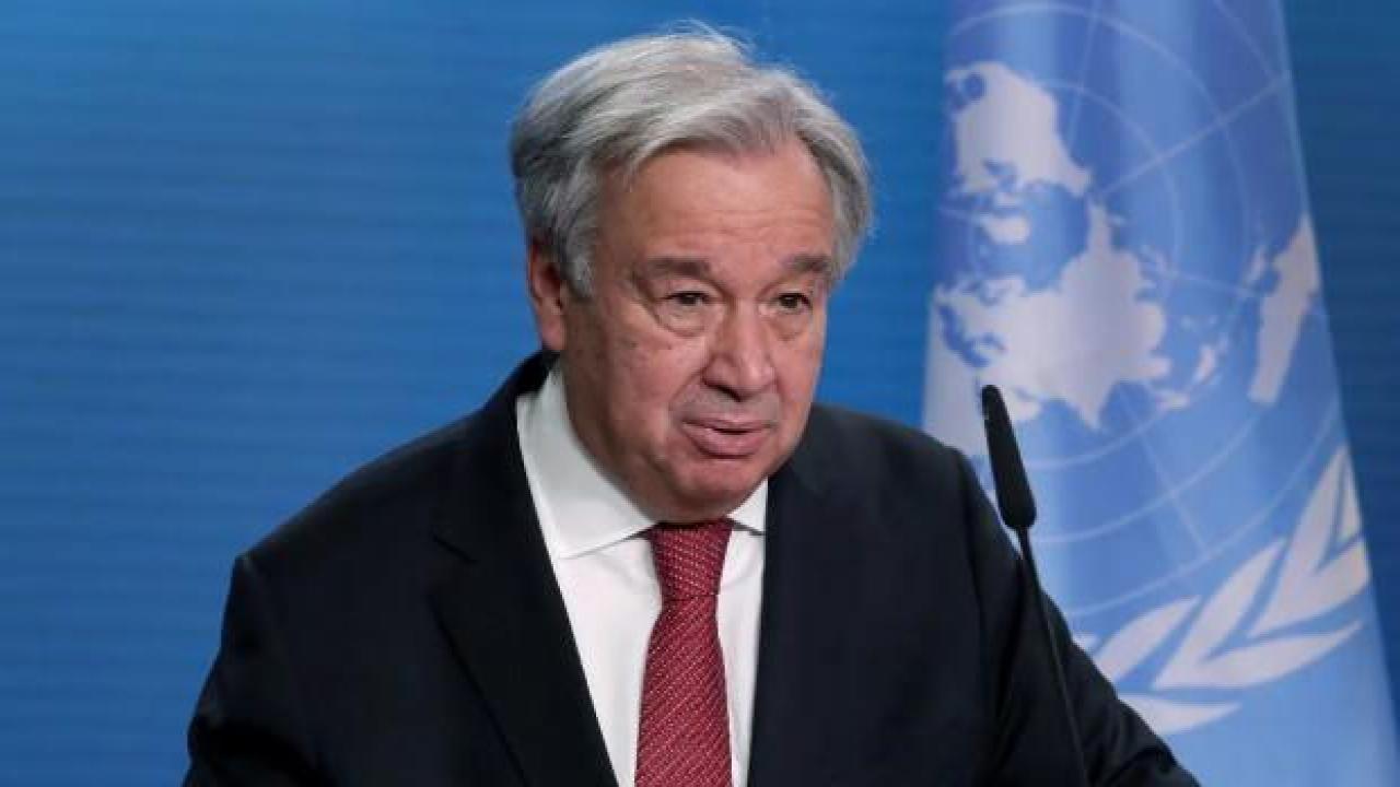 Guterres'ten Türkiye'ye tahıl teşekkürü