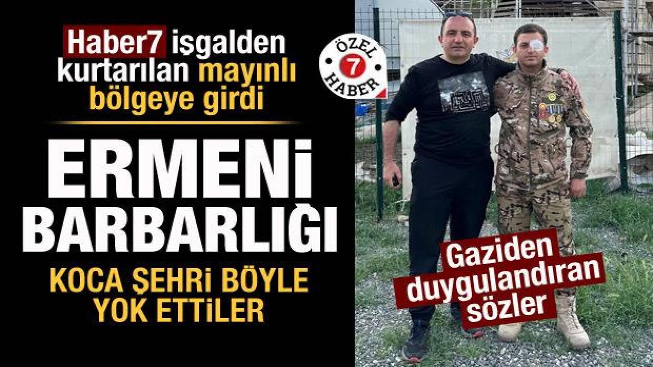 Haber7 işgalden kurtarılan bölgeye girdi! Bu halde bırakıp gittiler