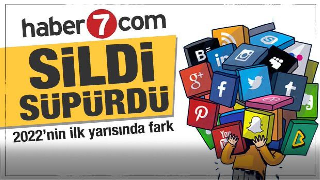 Haber7'den büyük başarı! 2022 ilk 6 ayında sildi süpürdü
