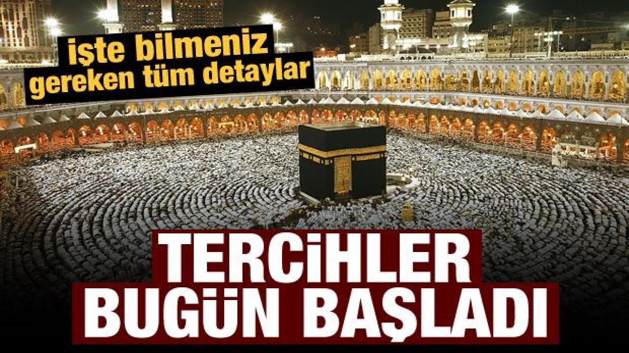 Hac ve Umre Kurulu duyurmuştu: Tercihler bugün başladı