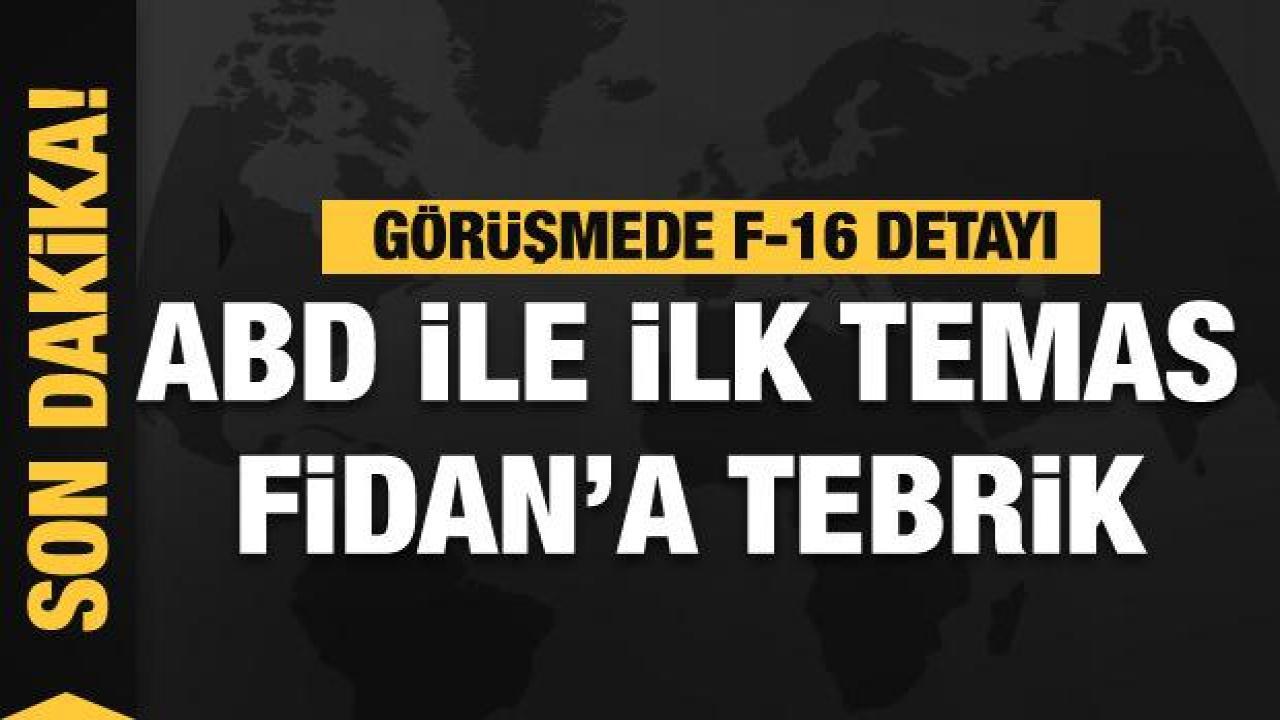 Hakan Fidan, ABD'li mevkidaşı Blinken'la görüştü
