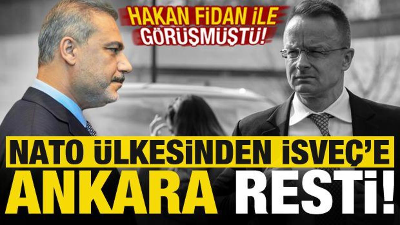 Hakan Fidan ile görüşmüştü, NATO ülkesinden İsveç'e rest: Türkiye ne derse o olacak!