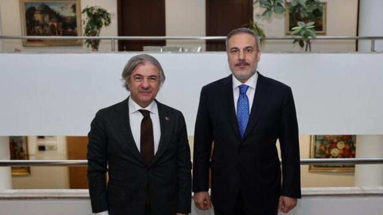 Hakan Fidan, Tunus Büyükelçisi Ahmet Demircan'ı kabul etti