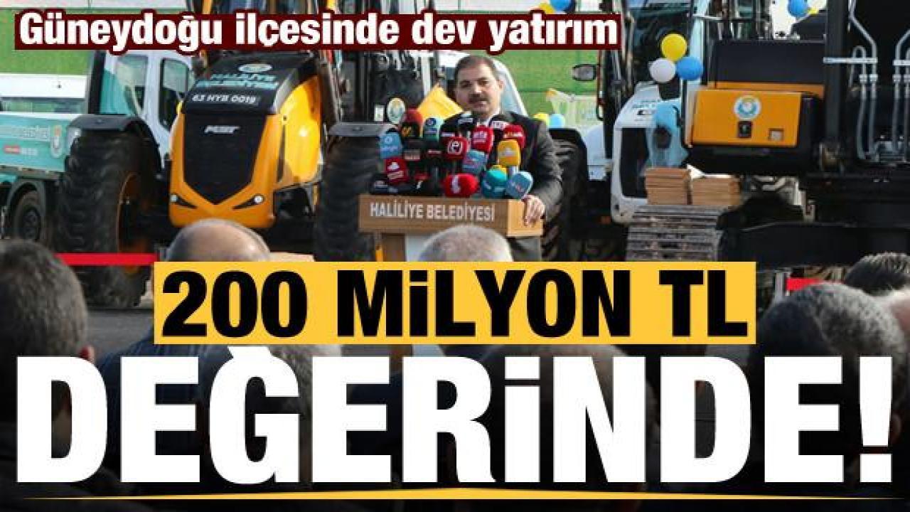 Haliliye'ye Başkan Canpolat'tan köklü yatırım: 200 Milyon TL değerinde!