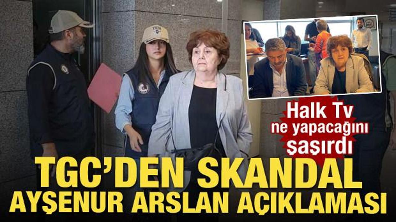 Halk Tv ne yapacağını şaşırdı! TGC'den skandal Ayşenur Arslan açıklaması