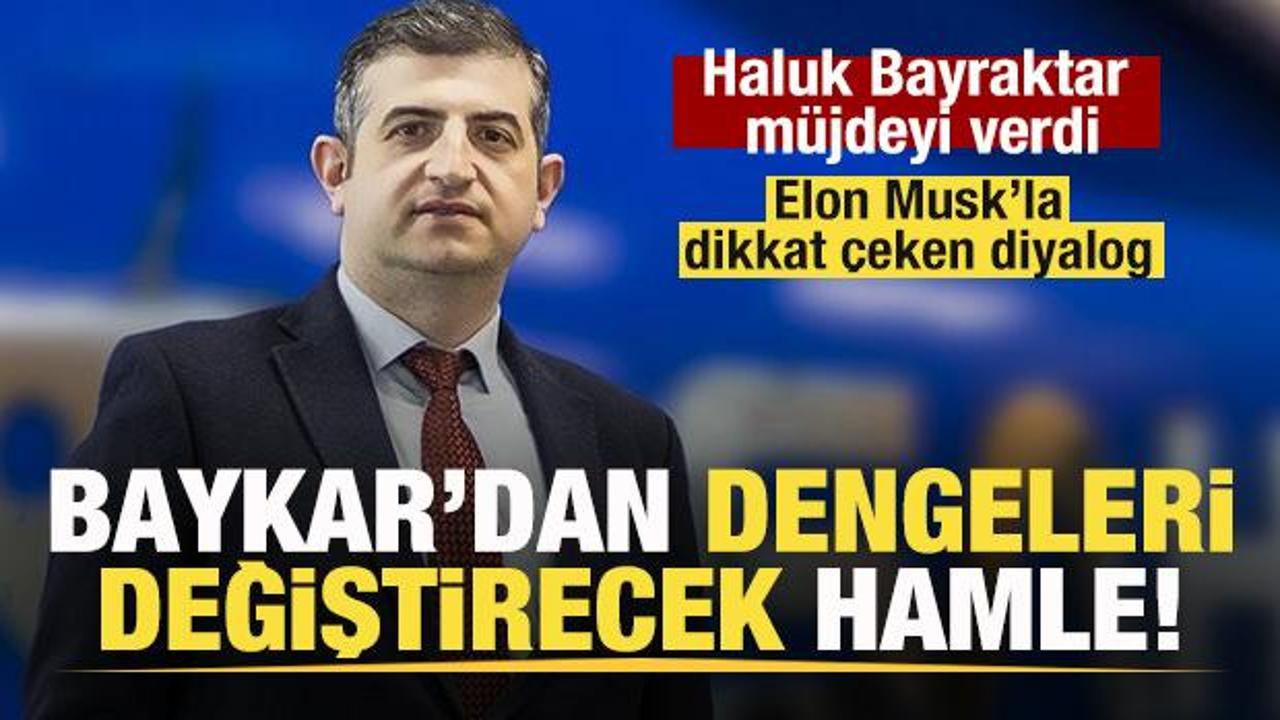 Haluk Bayraktar müjdeyi duyurdu! Baykar'dan dengeleri değiştirecek hamle!