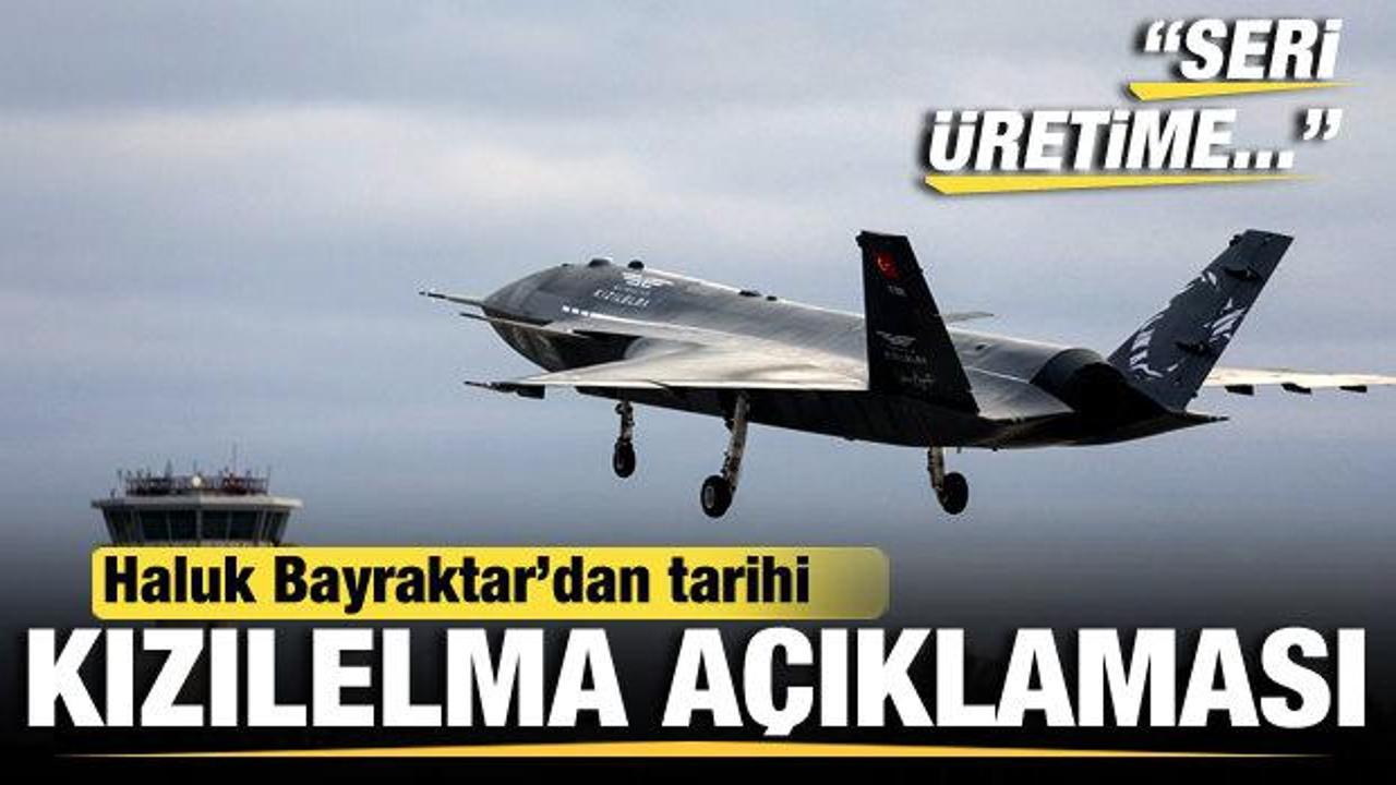 Haluk Bayraktar'dan tarihi KIZILELMA açıklaması: Seri üretime...