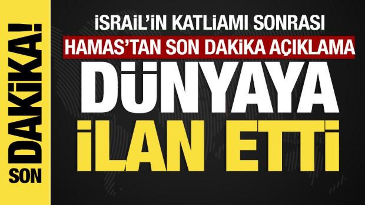 Hamas: İsraill yenilene kadar mağlup olmayacağız