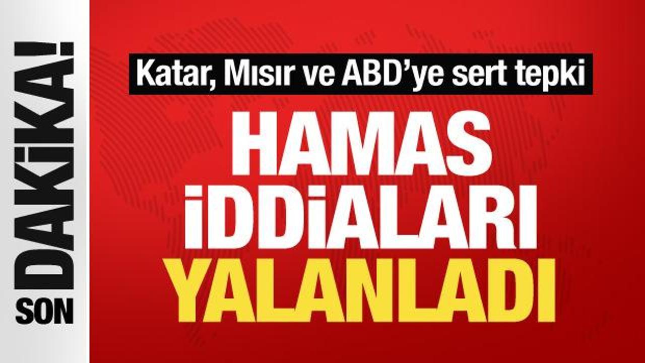 Hamas yetkilisinden Katar, Mısır ve ABD’ye sert tepki