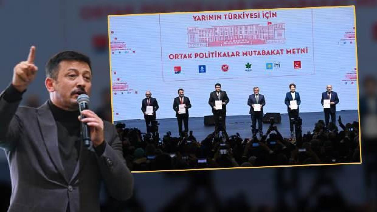 Hamza Dağ: Altılı masanın mutabakat metninde üç yere üç mesaj var