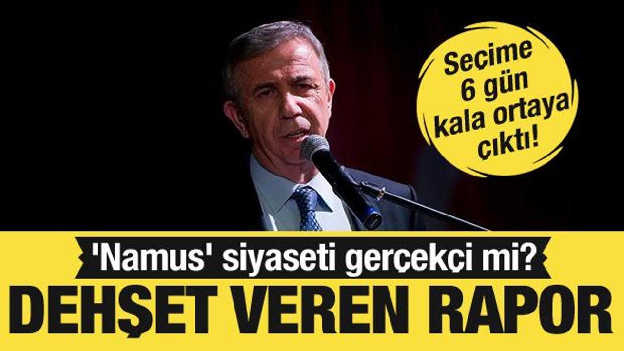 'Haram yemedim' diyen Mansur Yavaş'ın karnesi ortaya çıktı