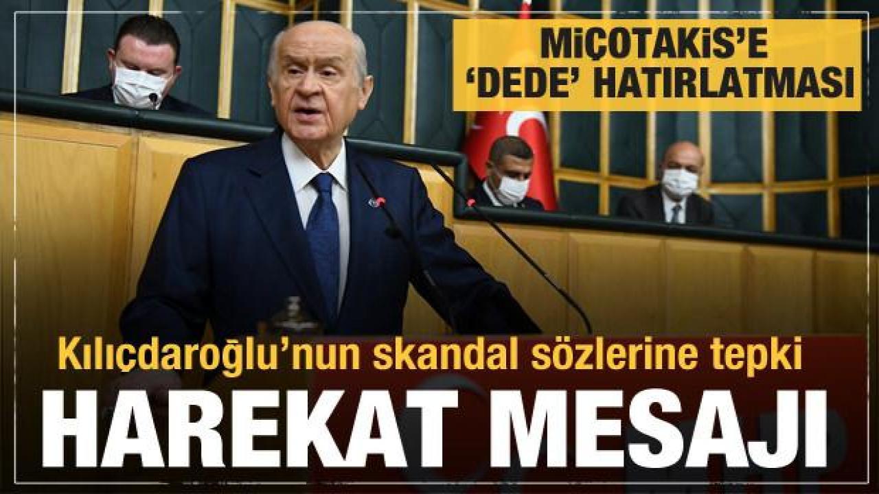 Harekat için resti çeken Bahçeli, Miçotakis'e de dedelerini hatırlattı