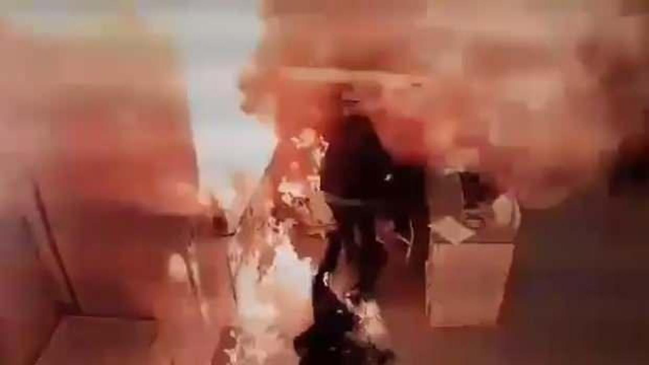 Hastanedeki patlamada yanan hemşire: 'Yakayım mı sizi diyerek çakmağı çaktı'