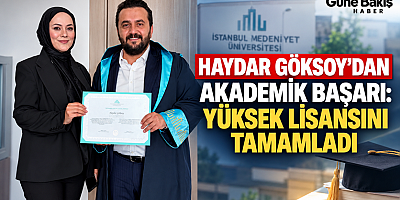 Haydar Göksoy yüksek lisans eğitimini tamamladı