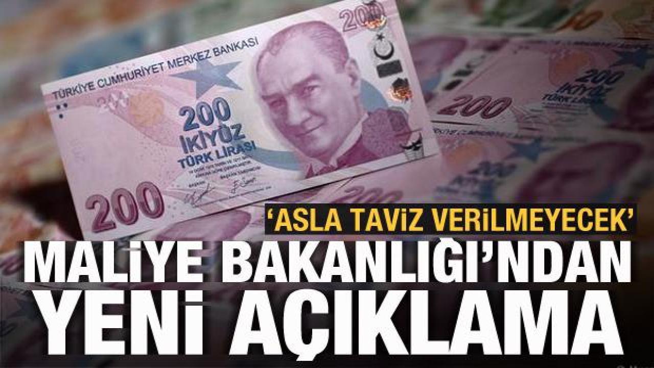 Hazine ve Maliye Bakanlığı'ndan 