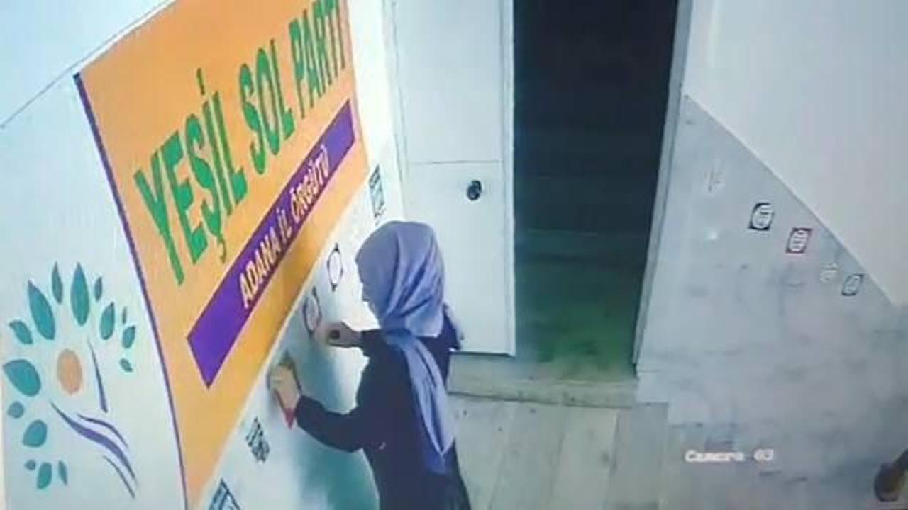 HDP il binası önüne ispirto bırakan kadın TEM ekiplerince yakalandı