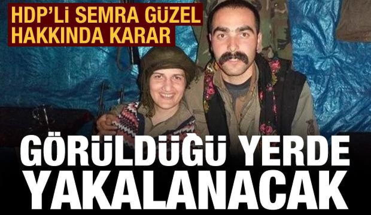 HDP'li Semra Güzel hakkında yakalama kararı çıkarıldı