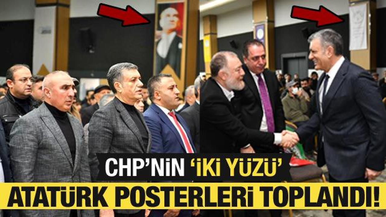 HDP'nin oyu için önce Türk Bayrağı'nı sonra Atatürk'ü kaldırdılar!
